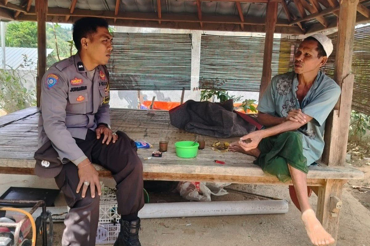 Polsek Lembar Dorong Partisipasi Warga Eyat Mayang dalam Program Pangan Nasional