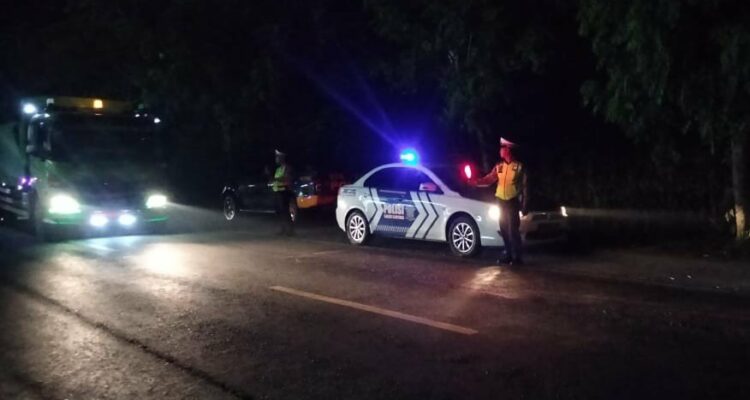 Malam Bebas Kendaraan di Gerung Berlangsung Lancar dan Tertib